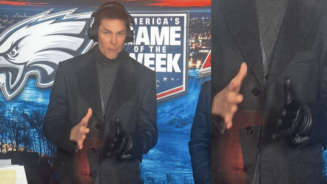 Tom Brady’s One-Glove Booth Look Sparks Viral Fan Jokes