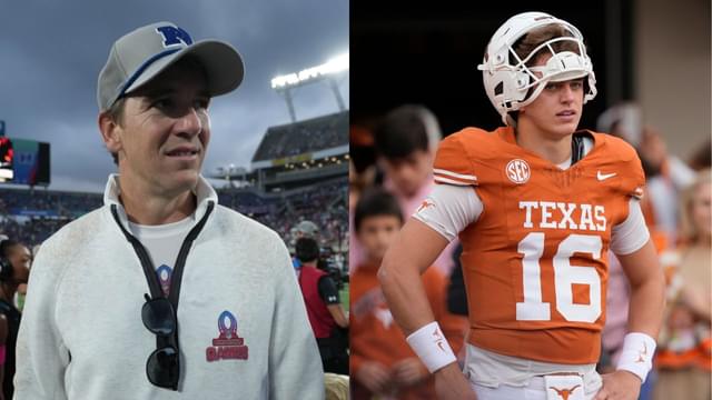 Eli Manning Praises Arch Manning’s Poise, Progress Before Tough Road Test