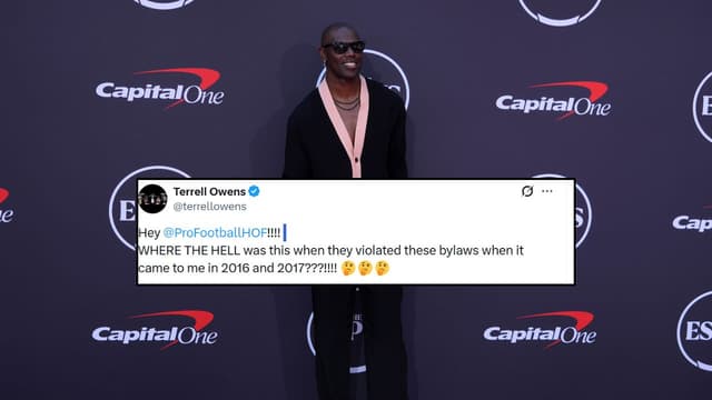 Terrell Owens Slams Pro Football Hall Of Fame Over Its Clarification on Bill Belichick 