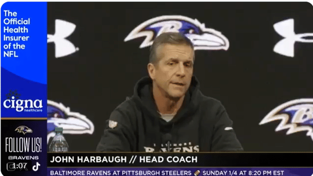John Harbaugh Shrugs Off Job Security Talk Before Steelers Game