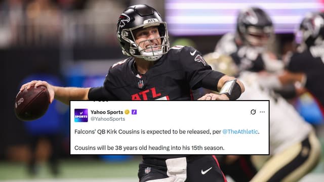 Falcons “Expected” to Release Kirk Cousins Before Next Season