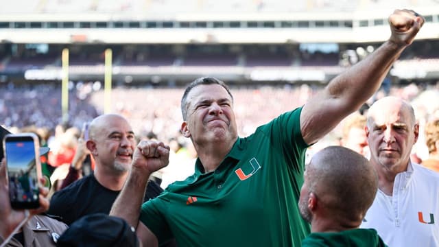 Mario Cristobal Says Miami’s Win at Texas A&M Was the Program’s Proof Point