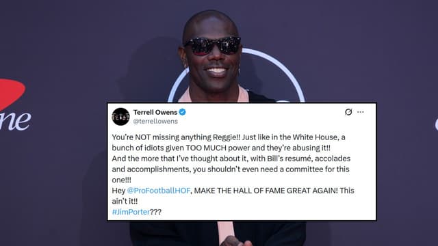 Terrell Owens Slams “Bunch of Idiots” at White House While Addressing Bill Belichick Issue