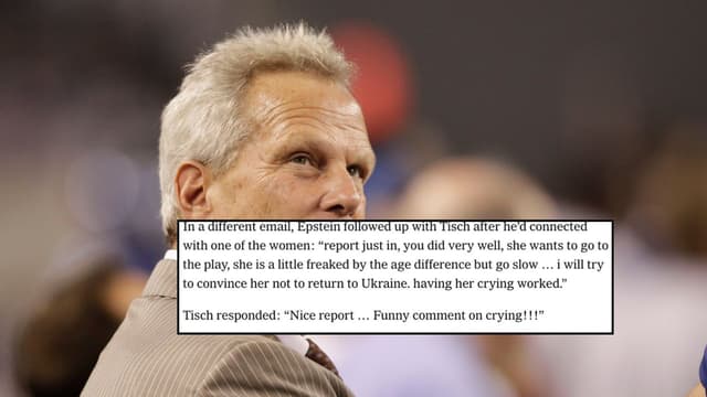 Pressure on Steve Tisch to Quit Giants Role After Jeffrey Epstein Email