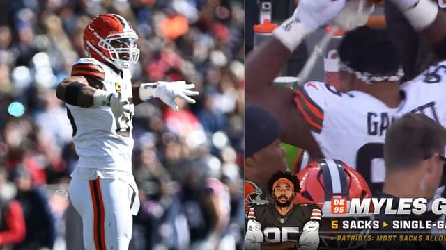 Myles Garrett Throws Off Helmet After His 5 Sacks Fail to Lift the Browns