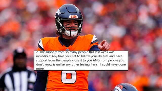 “We’ll Be Back”: Jarrett Stidham Sends Message to Broncos Fans After AFC Championship Loss