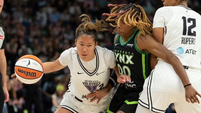 Why are Valkyries not at Chase Center for their 1st Home Playoff game?