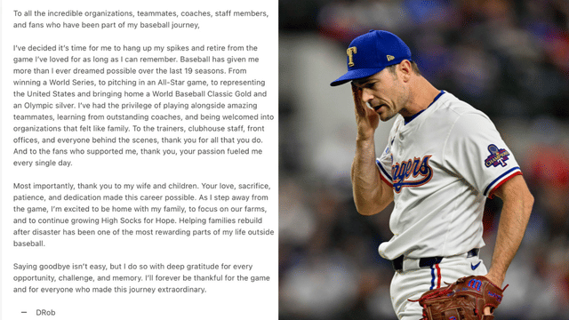 David Robertson Pens Heartfelt Retirement Note: "I'll Forever Be Thankful"