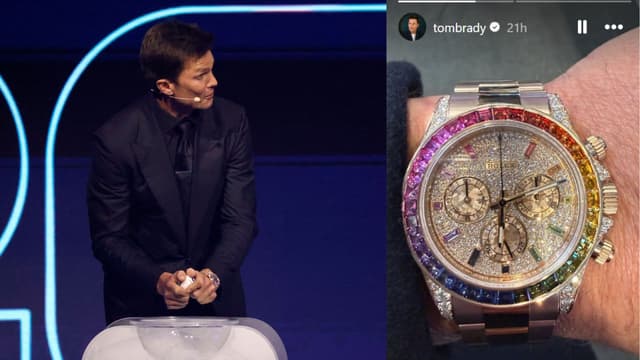 Tom Brady Flaunts $51K Rolex During 49ers-Seahawks Clash