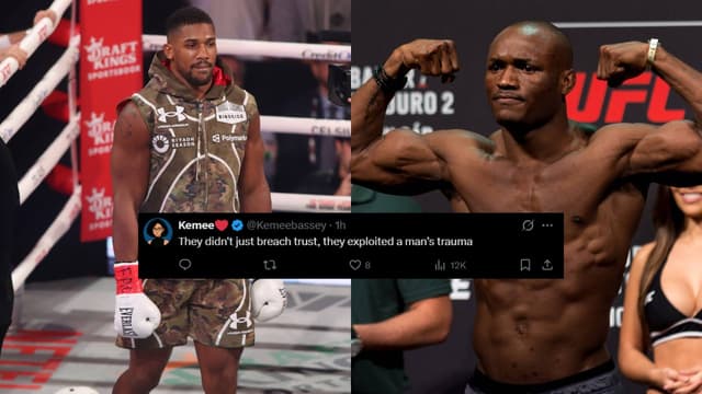 Kamaru Usman Faces Backlash Over Leaking Anthony Joshua's Emotional Video Call