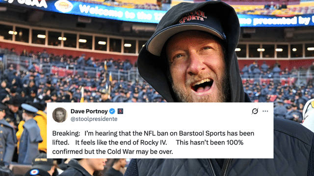Dave Portnoy’s NFL Ban Lifted, But It Comes With a Caveat