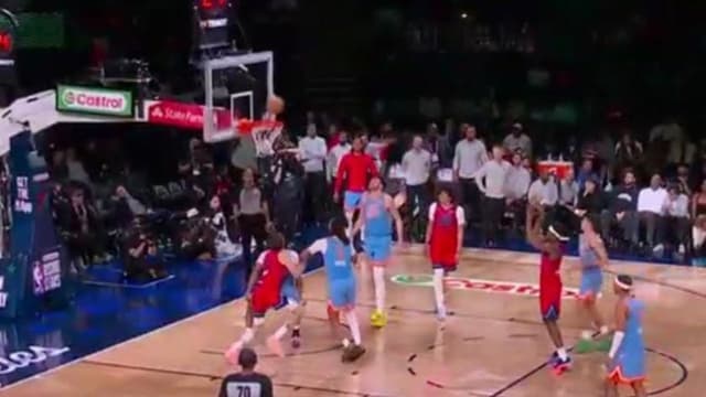 VJ Edgecombe Hits Game-Winning Free Throw to Win Rising Stars Championship for Team Vince