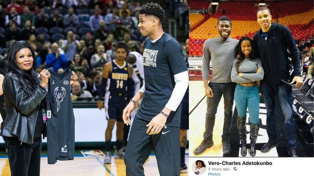 Giannis’ Mother Posts a Photo of the Greek Freak at Miami’s Arena on Facebook