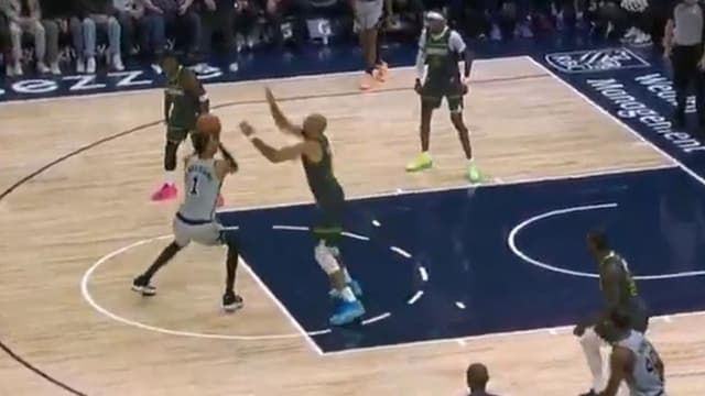 Victor Wembanyama Toys With Rudy Gobert Using His Handles