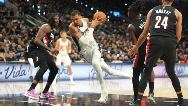 Victor Wembanyama Ruled Out for Game 3 vs. Blazers