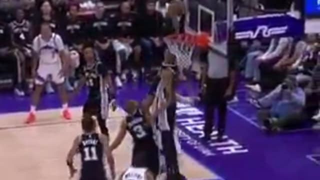 Victor Wembanyama Erases Kyle Filipowski’s Shot With a Ridiculous Snatch Block