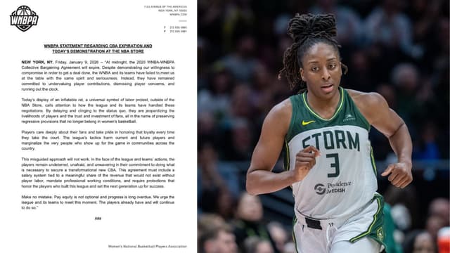 WNBPA Statement After CBA Expiration Targets League, Teams With NBA Store Protest