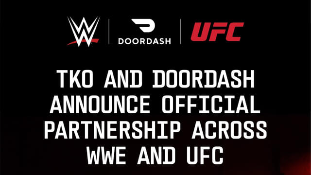 TKO Group Announces DoorDash as New Partner for WWE and UFC