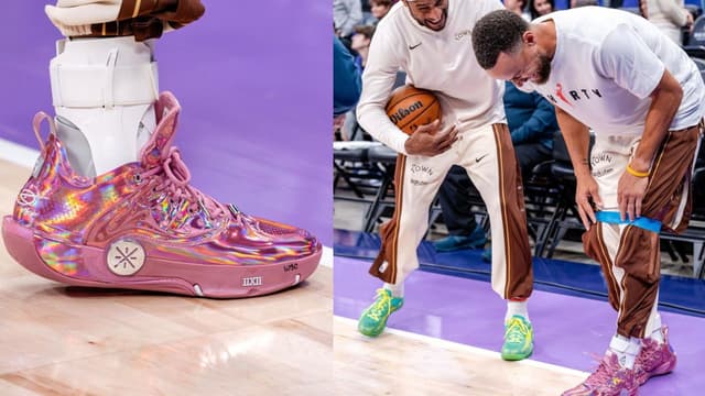 Steph Curry Wearing Dwyane Wade’s Way of Wade 12 Shoes vs. Kings