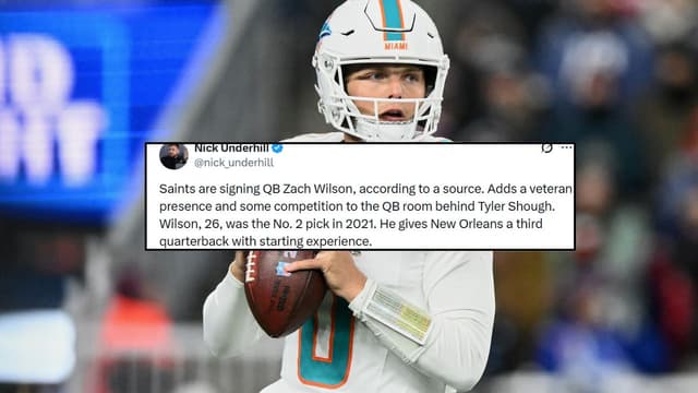 Zach Wilson Joins the Saints After Disappointing Season
