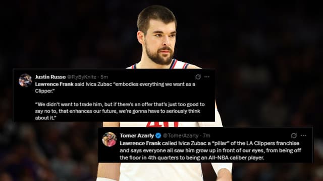Lawrence Frank on Ivica Zubac: “We Didn’t Want to Trade Him”