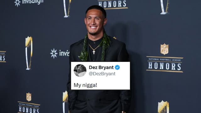 Dez Bryant Uses N-Word While Congratulating Tetairoa McMillan on OROY Award