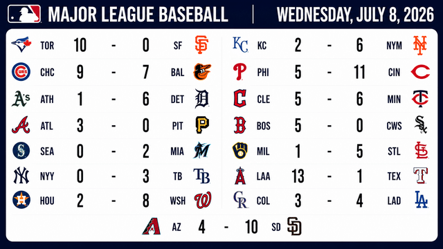 Wednesday's MLB Action Delivers Dominant Pitching and Big Offensive Nights