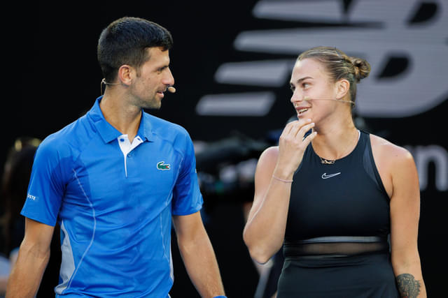 Aryna Sabalenka Says Training With Novak Djokovic Boosts Her Match Fitness And Nerves