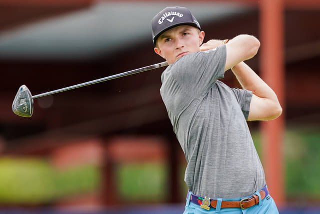 Blades Brown Shoots Record 60, Shares AmEx Lead With Scottie Scheffler