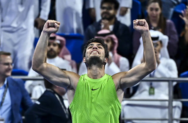 Carlos Alcaraz Edges Andrey Rublev, Sets Doha Final Vs Arthur Fils