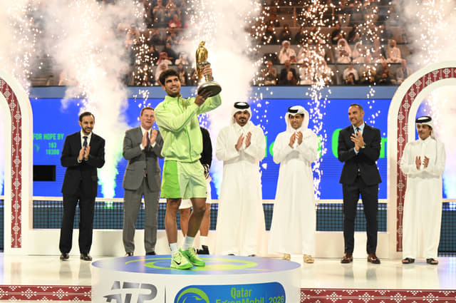 Carlos Alcaraz Sets Personal Speed Mark in Doha Final