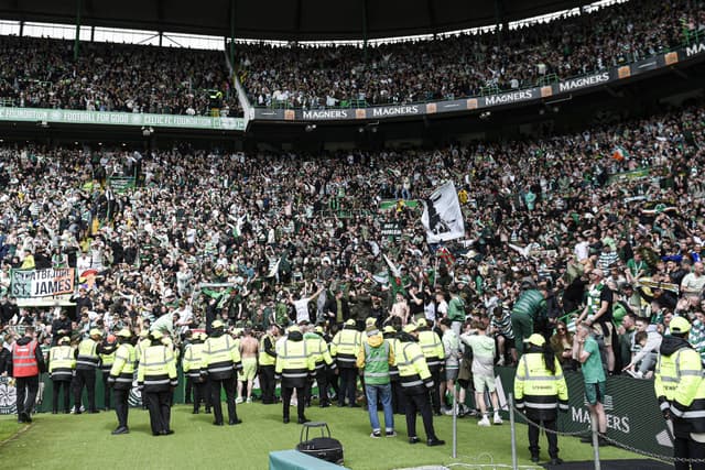 Police Scotland Says Officers Injured During Celtic Title Celebrations