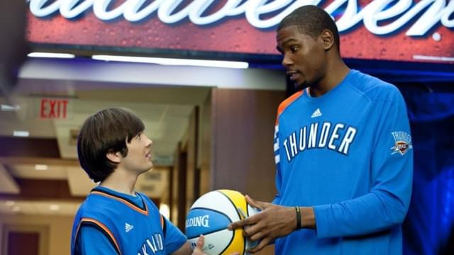Kevin Durant Recalls His "Cheesy" Thunderstruck Movie
