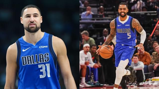 D'Angelo Russell Replaces Klay Thompson In Mavericks Starting Lineup