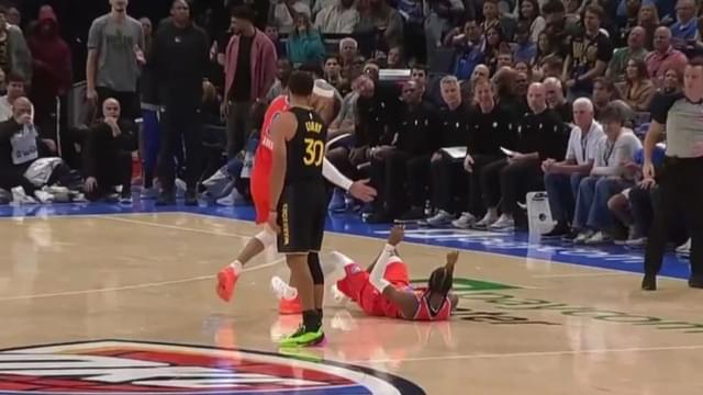 Steph Curry Notches The First Flagrant Foul Of His 17-Year Career