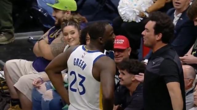 Draymond Green and Pelicans Fans Get Into A Verbal Sparring Match