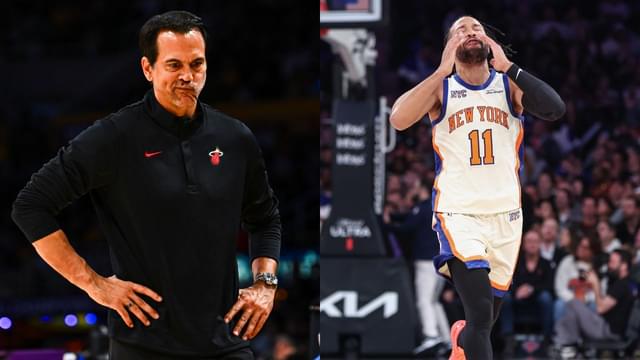 Erik Spoelstra Doesn't Allow His Kids To Be Jalen Brunson Fans At Home