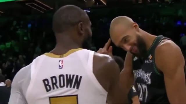 Rudy Gobert Tells Jaylen Brown To Go Bald Post Timberwolves-Celtics