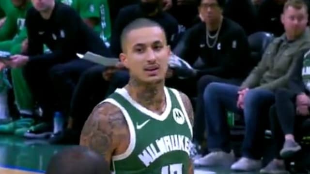 "This Is Not A Stream": Kyle Kuzma Trash Talks Jaylen Brown During Free Throws
