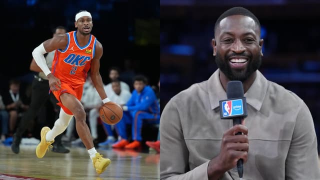 Dwyane Wade Stands Up For Shai Gilgeous-Alexander's 'Foul-Baiting'