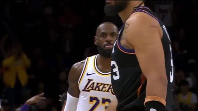 Slo-Mo Video Shows Off LeBron James Calling Dillon Brooks A "B***h"