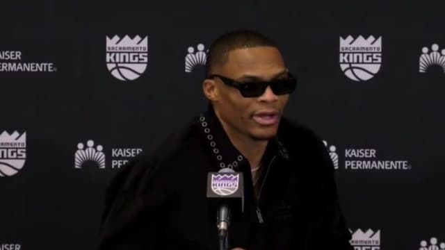 Russell Westbrook Hilariously Intimidates Reporter On His Rebounding Prowess