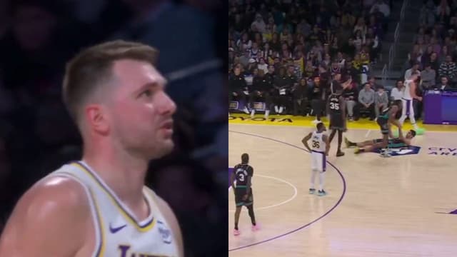 Luka Doncic Curses Out Santi Aldama Mid-Game