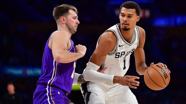 Victor Wembanyama Blocks Luka Doncic Twice In A Row