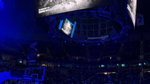 Timberwolves Hold A Moment Of Silence For Renee Nicole Good