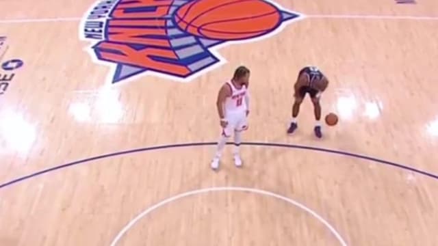 Jalen Brunson Suffers Awkward Moment With Ref Tony Brothers At Free Throw Line