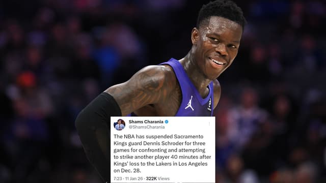 NBA Suspends Dennis Schroder For 3 Games For Trying To Strike Another Player On Dec 28th