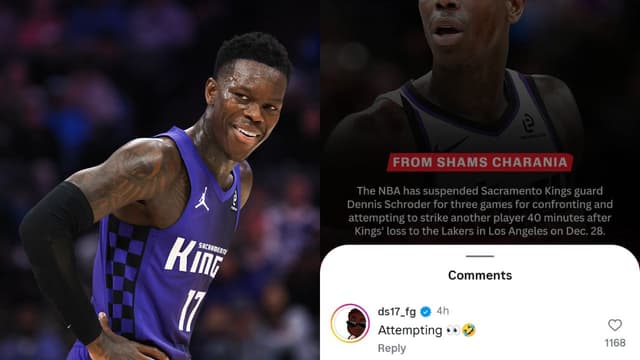 Dennis Schroder Addresses Shams Charania's Report On Him Being Suspended