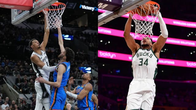 Victor Wembanyama Injures Himself By Bumping Knees With Giannis