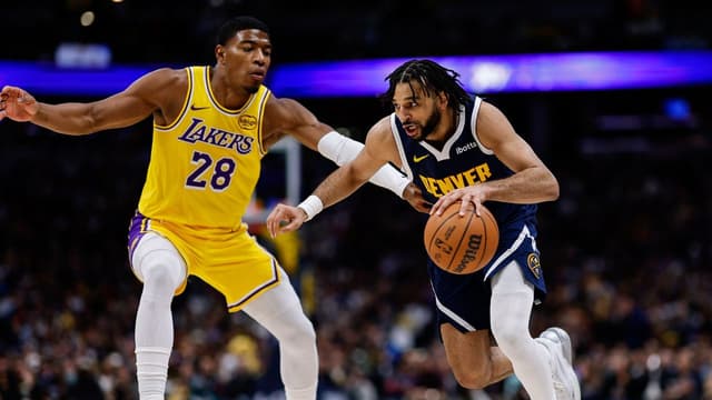 Jamal Murray Drains Half-Court Buzzer-Beater To End The Half Vs Lakers